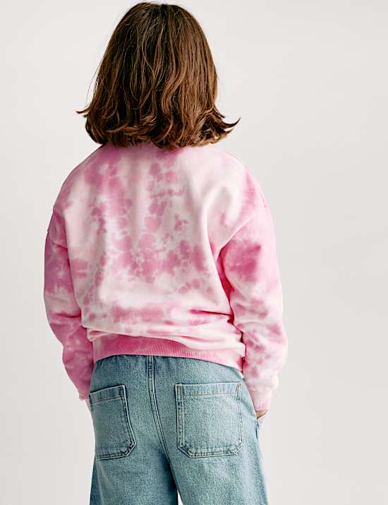 Pure Cotton Tie Dye Sweatshirt (2-16 Yrs)