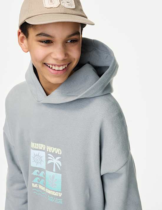Surf Club Graphic Hoodie (6-16 Yrs)