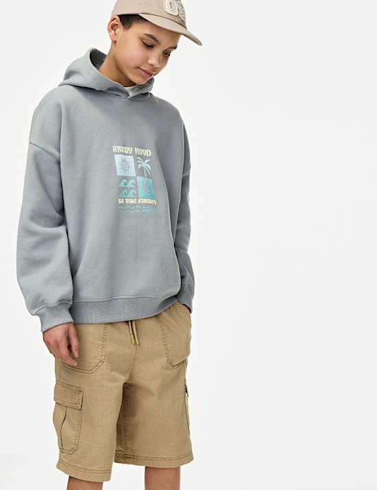 Surf Club Graphic Hoodie (6-16 Yrs)