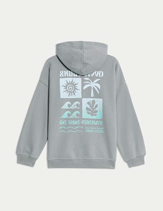 Surf Club Graphic Hoodie (6-16 Yrs)