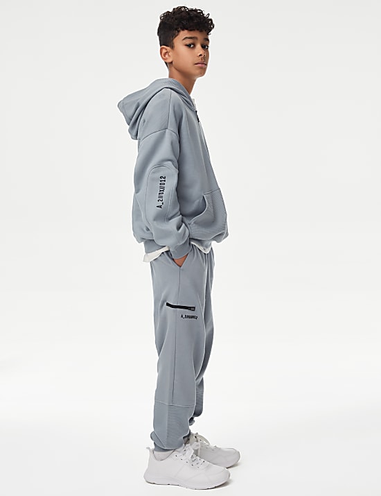 Set aus Hoodie und Jogginghose mit hohem Baumwollanteil (6&ndash;16 J.)