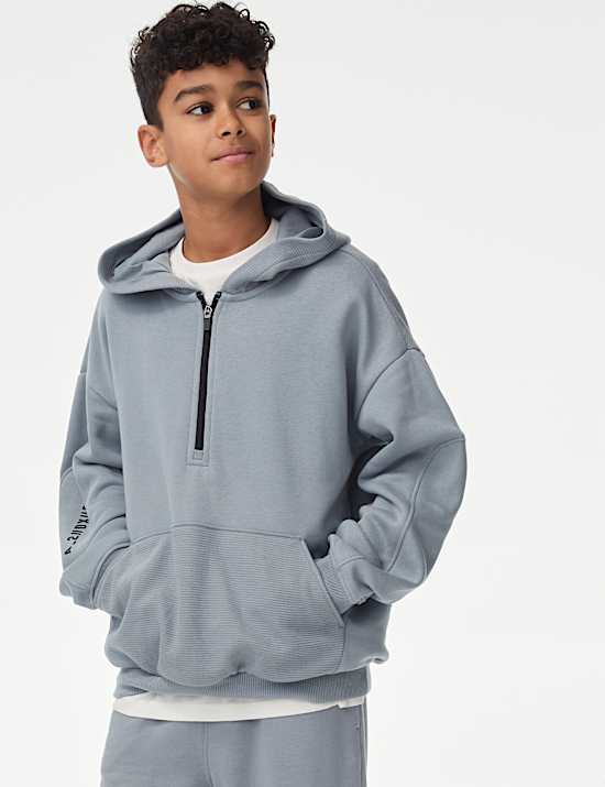 Set aus Hoodie und Jogginghose mit hohem Baumwollanteil (6&ndash;16 J.)