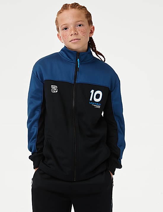 Zip Sports Fleece Jacket (6-16 Yrs)