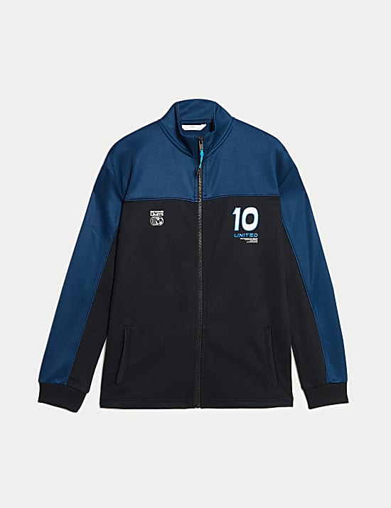 Zip Sports Fleece Jacket (6-16 Yrs)