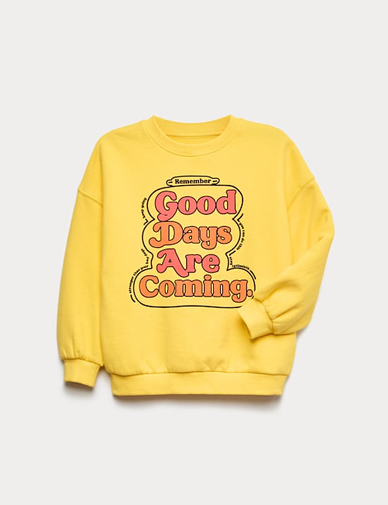 Cotton Rich YoungMinds Good Days Sweatshirt (2-16 Yrs)