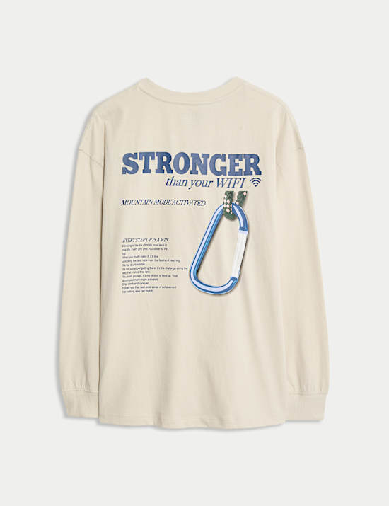 Pure Cotton Graphic Top (6-16 Yrs)