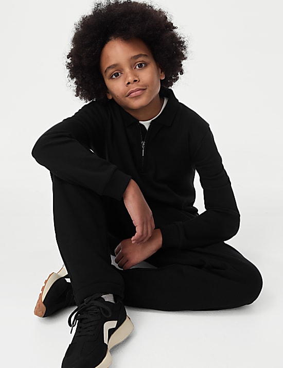 Cotton Blend Polo Shirt (6-16 Yrs)