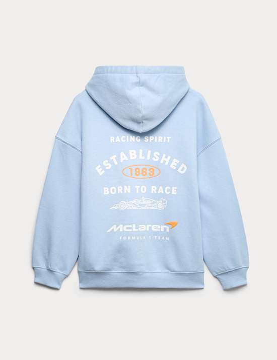 Sweat à capuche en coton à motif graphique McLaren™ (du 6 au 16 ans)