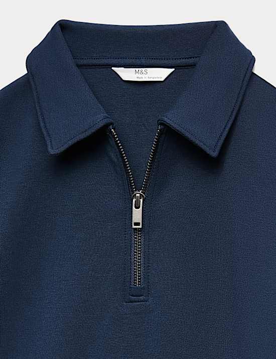 Ensemble 2 pi&egrave;ces en coton polo & short (du 6 au 16 ans)