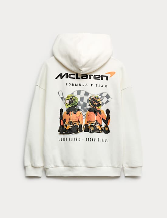 Cotton Rich McLaren™ F1 Team Print Hoodie (2-16 Years)