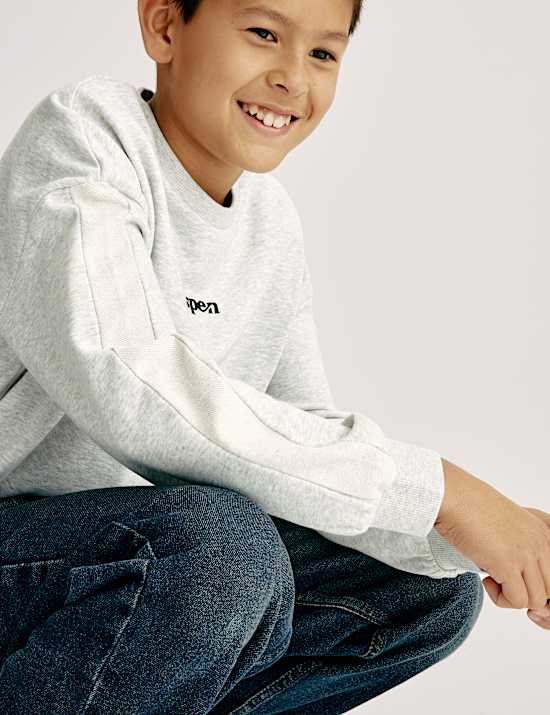 Cotton Rich Graphic Sweatshirt (6-16 Yrs)