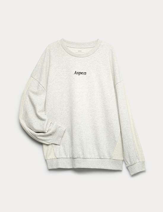 Sudadera de algodón con gráfico (6-16 años)