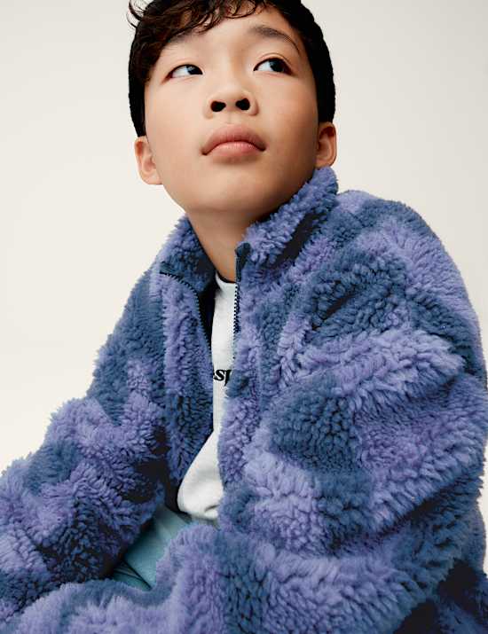 Borg Patterned Jacket (6-16 Yrs)