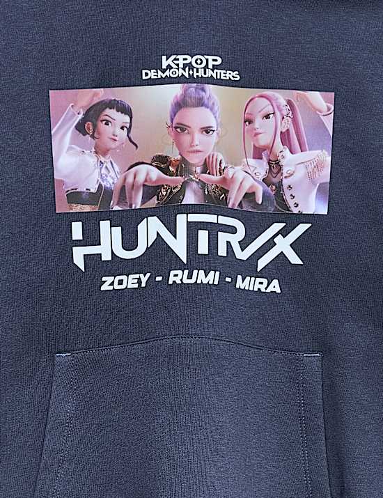 Cotton Rich K-Pop Graphic Hoodie (6-16 Years)