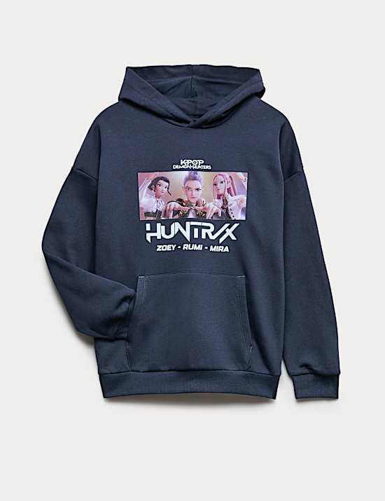 Cotton Rich K-Pop Graphic Hoodie (6-16 Years)