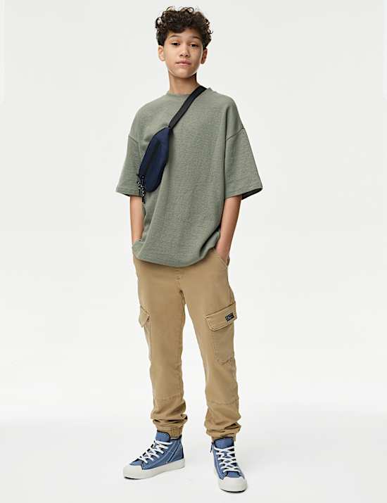 T-shirt &mu;&epsilon; &alpha;&nu;ά&gamma;&lambda;&upsilon;&phi;&eta; &upsilon;&phi;ή &alpha;&pi;ό 100% &beta;&alpha;&mu;&beta;ά&kappa;&iota; (6-16 &epsilon;&tau;ώ&nu;)