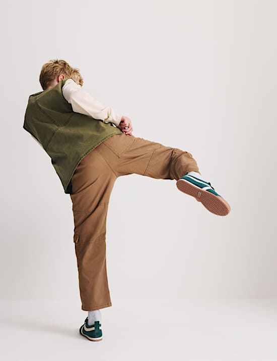 Cotton Rich Cargo Trousers (6-16 Years)