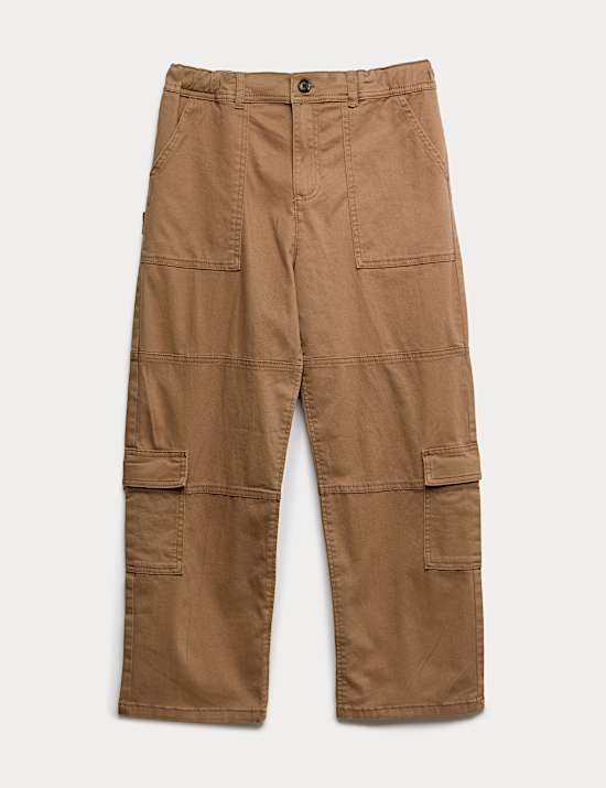 Cotton Rich Cargo Trousers (6-16 Years)
