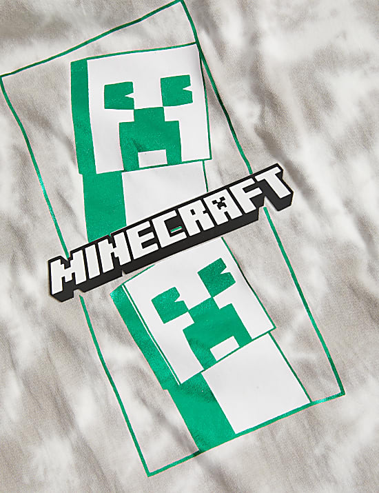 Cotton Rich Minecraft&trade; Tie Dye T-Shirt (6-16 Yrs)
