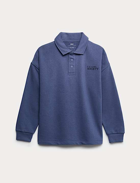 Cotton Rich Rugby Shirt (6-16 Years)