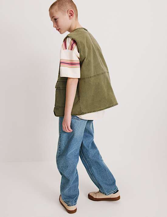 Cotton Rich Fisherman Utility Gilet (6-16 Yrs)
