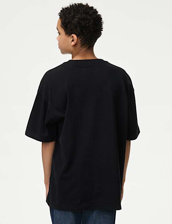 Pure Cotton Graphic T-Shirt (6-16 Yrs)