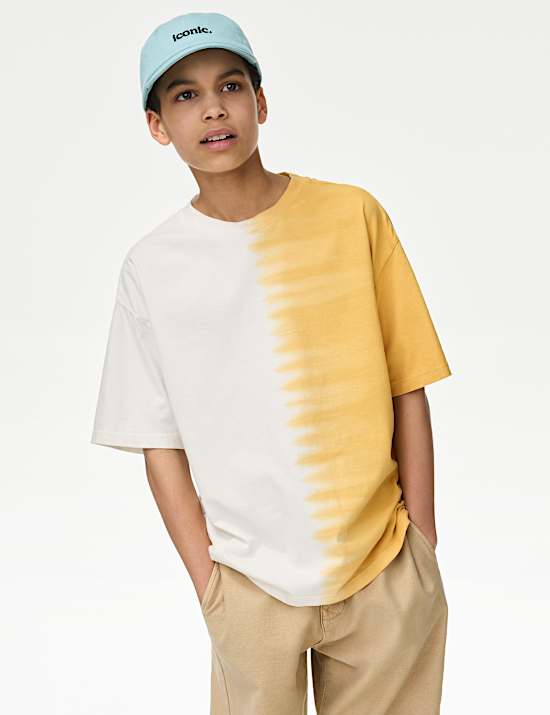 Camiseta 100 % algodón de varios tonos (6-16 años)