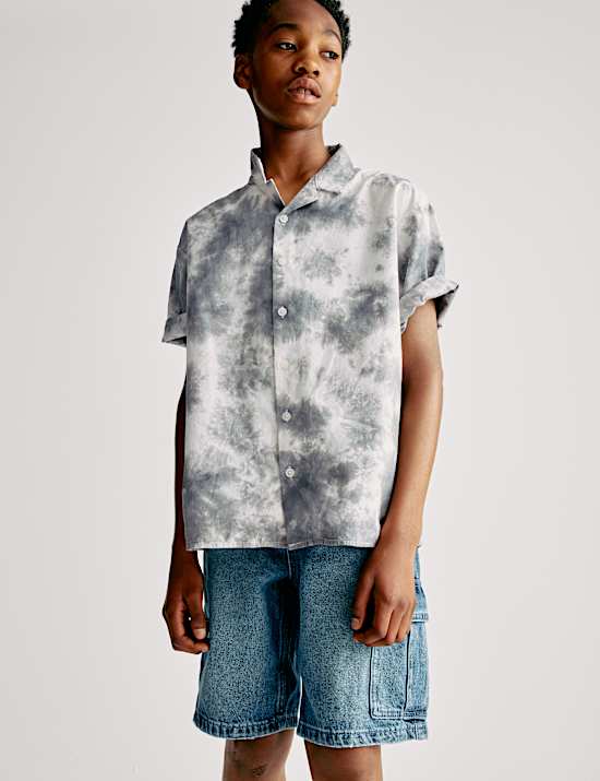 Pure Cotton Tie Dye Shirt (6-16 Yrs)