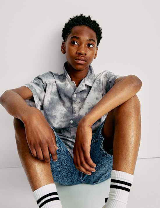 Pure Cotton Tie Dye Shirt (6-16 Yrs)