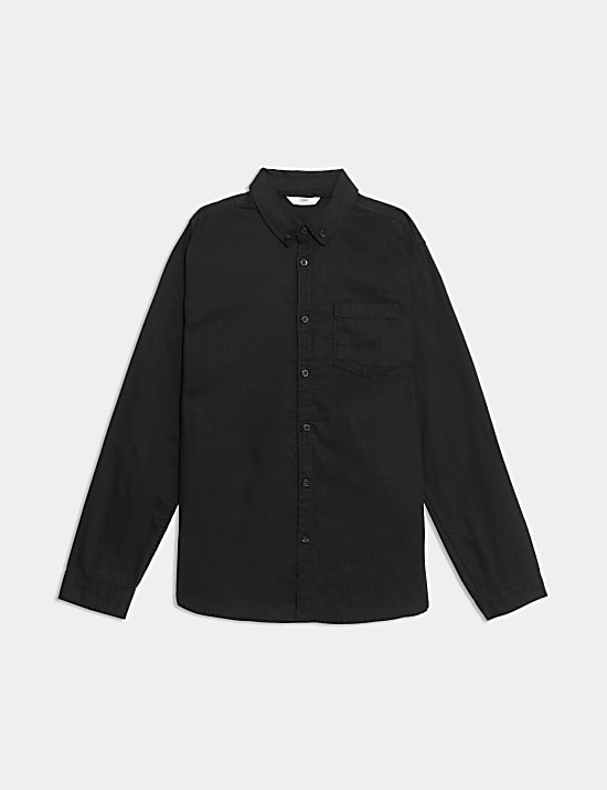 Pure Cotton Oxford Shirt (6-16 Yrs)