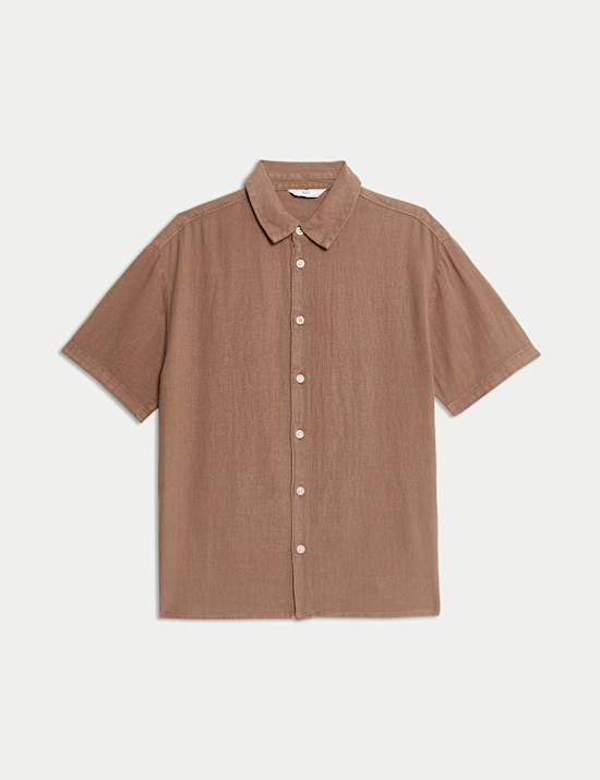 Linen Rich Shirt (2-16 Yrs)