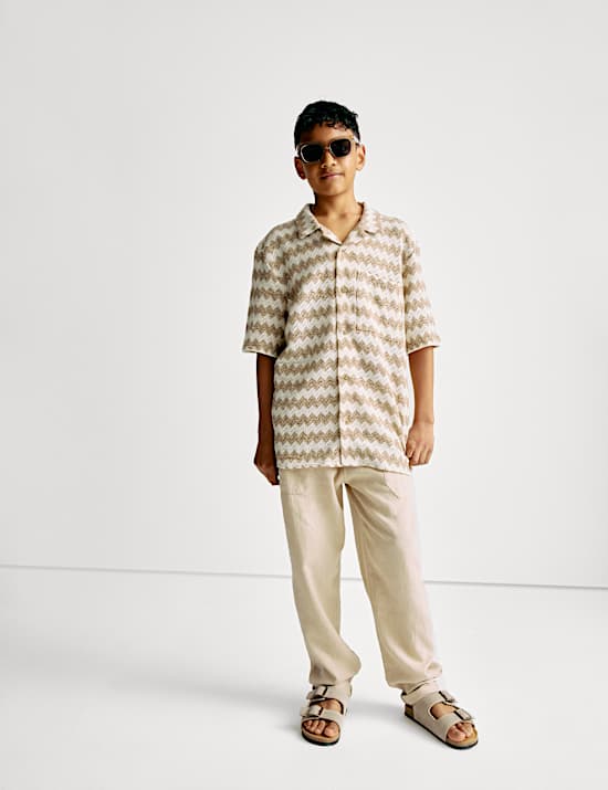 Cotton Rich Chevron Shirt (6-16 Yrs)