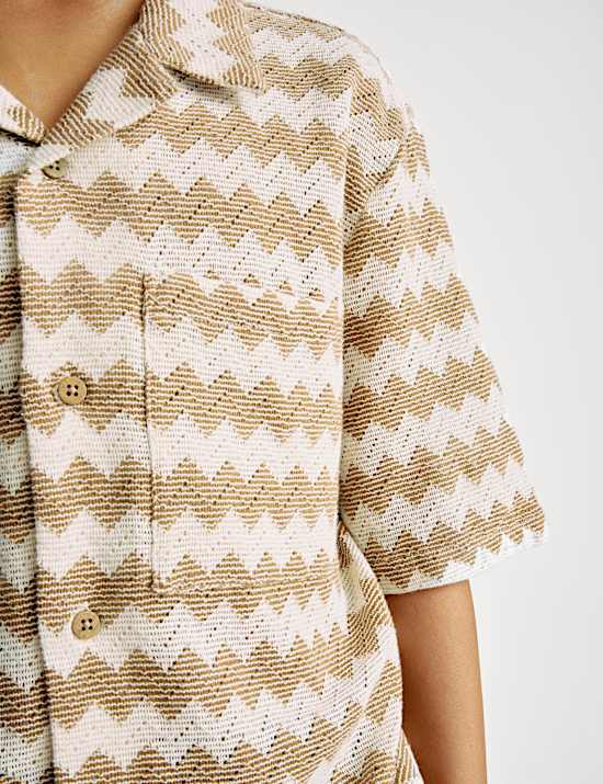 Cotton Rich Chevron Shirt (6-16 Yrs)