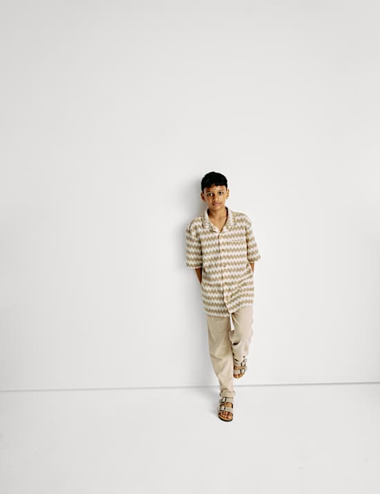 Cotton Rich Chevron Shirt (6-16 Yrs)