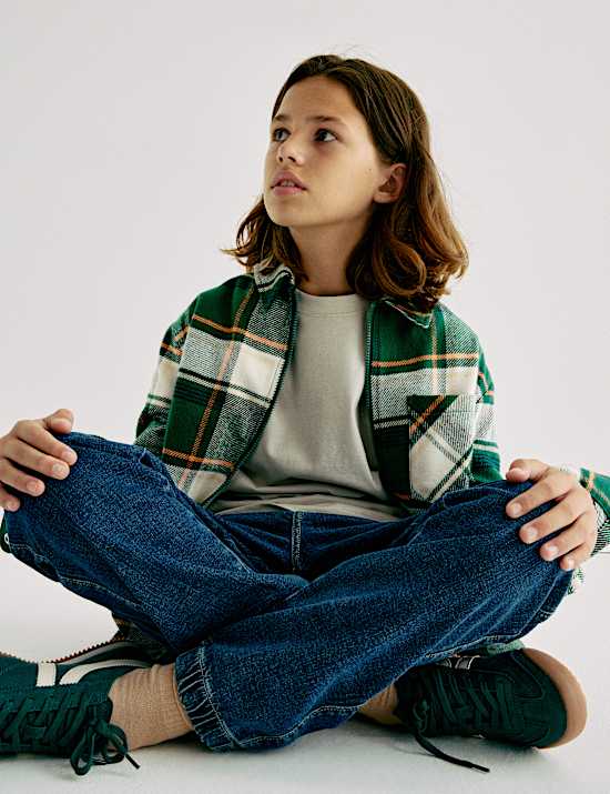 Pure Cotton Check Shirt (6-16 Yrs)