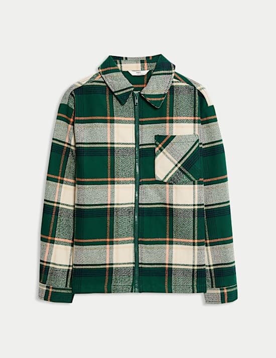 Pure Cotton Check Shirt (6-16 Yrs)