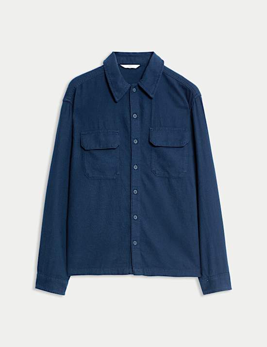 Pure Cotton Utility Pocket Shirt (6-16 Yrs)