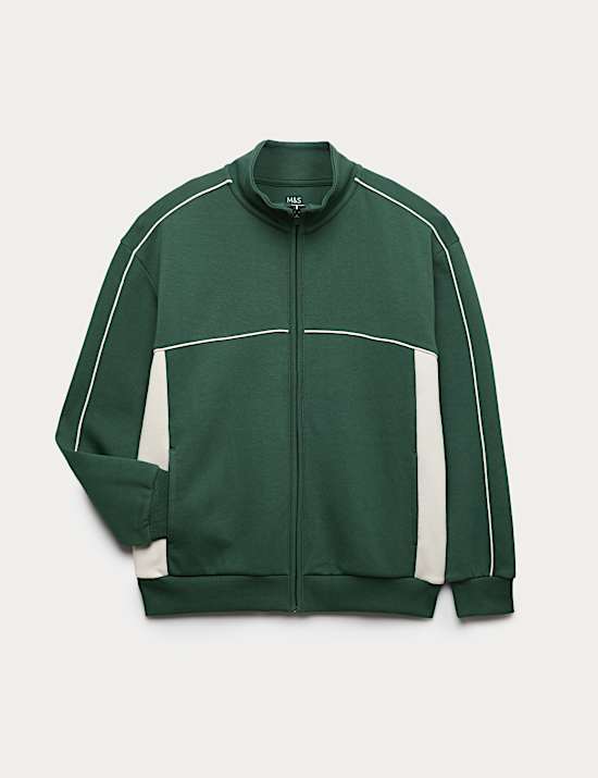 Trainings-Sweatshirt mit hohem Baumwollanteil Rei&szlig;verschluss (2&ndash;16 J.)