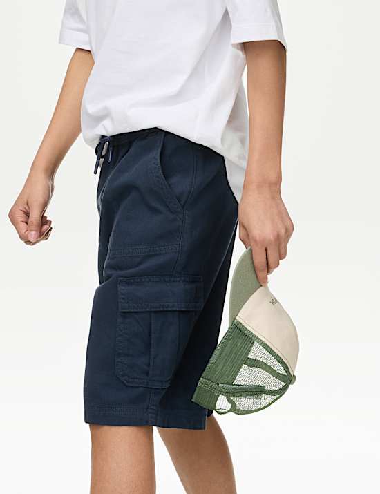 Σορτς cargo από 100% βαμβάκι (6-16 ετών)