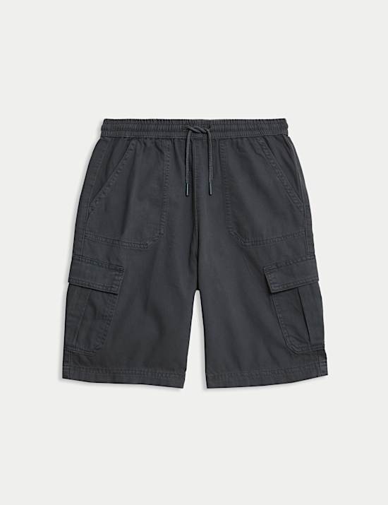 Pantal&oacute;n corto cargo 100% algod&oacute;n (6-16 a&ntilde;os)