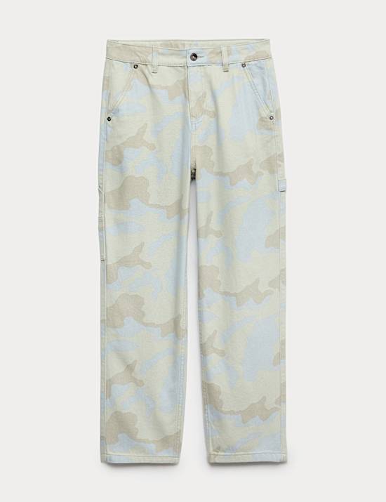 Baggy Fit Denim Camouflage Jeans (2-16 Yrs)
