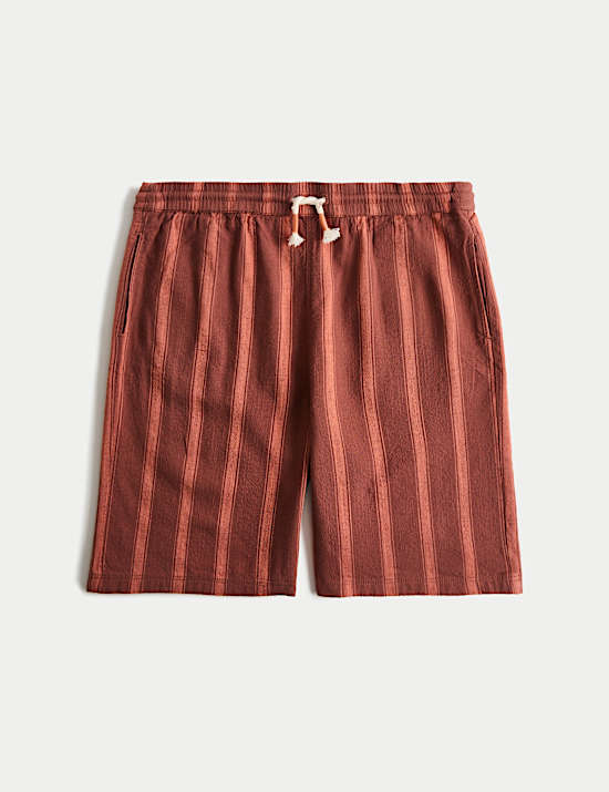 Cotton Rich Striped Shorts (6-16 Yrs)
