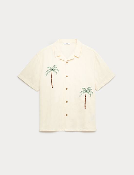 Pure Cotton Textured Shirt (6-16 Yrs)