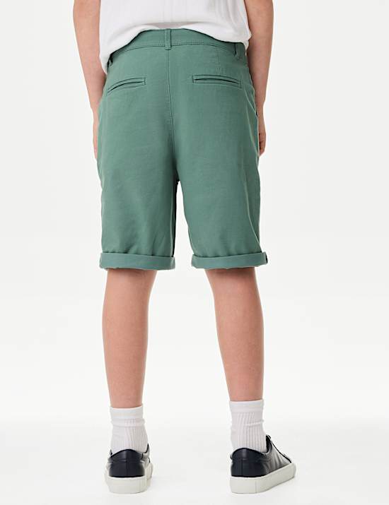 Chinoshorts mit hohem Baumwollanteil (6&ndash;16 J.)