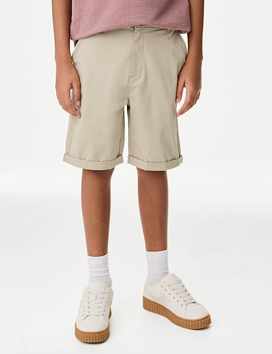 Cotton Rich Chino Shorts (6-16 Yrs)