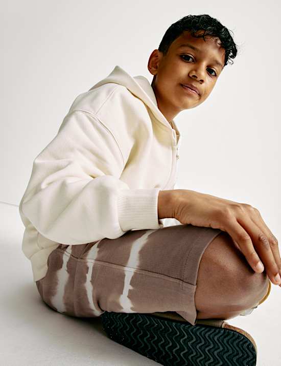 Pure Cotton Tie Dye Shorts (6 - 16 Yrs)