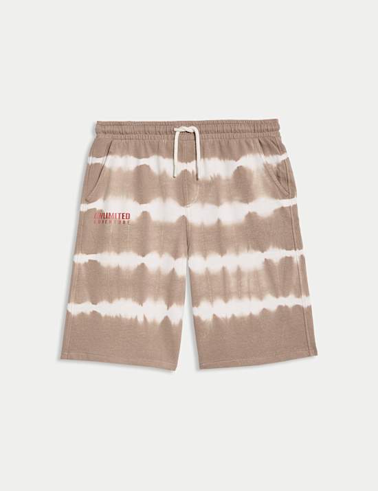 Pure Cotton Tie Dye Shorts (6 - 16 Yrs)