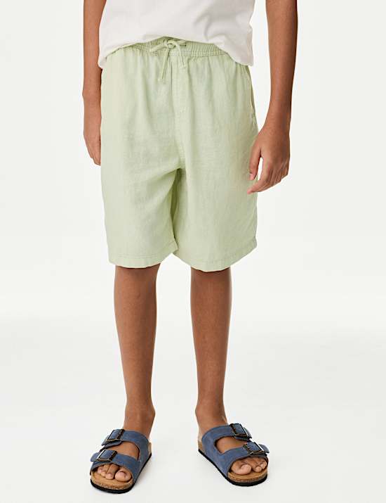 Linen Rich Shorts (2-16 Yrs)