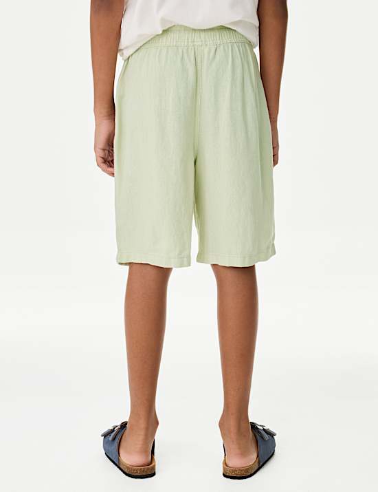 Linen Rich Shorts (2-16 Yrs)