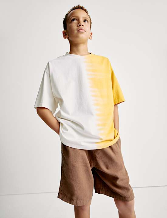 Linen Rich Shorts (2-16 Yrs)